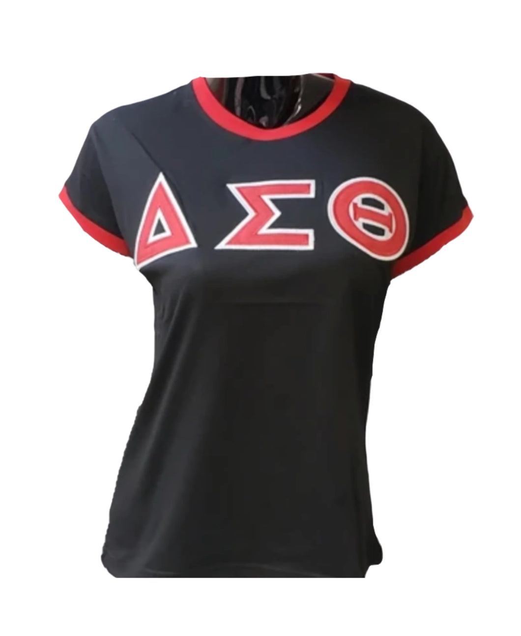 Delta Ringer Tee (Black)
