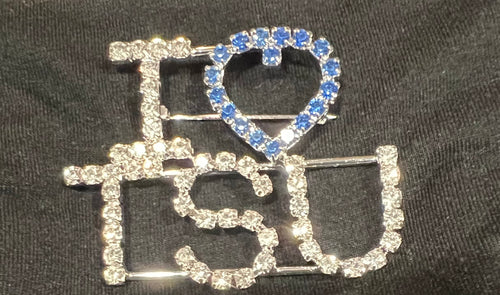 TSU Bling I 💙TSU Brooch (Large)