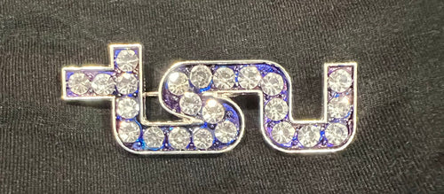 TSU Bling Brooch (Blue)