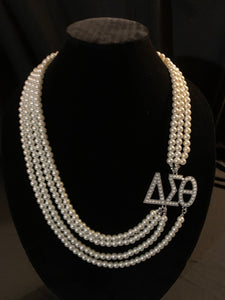 Necklace Delta Pearl Symbols
