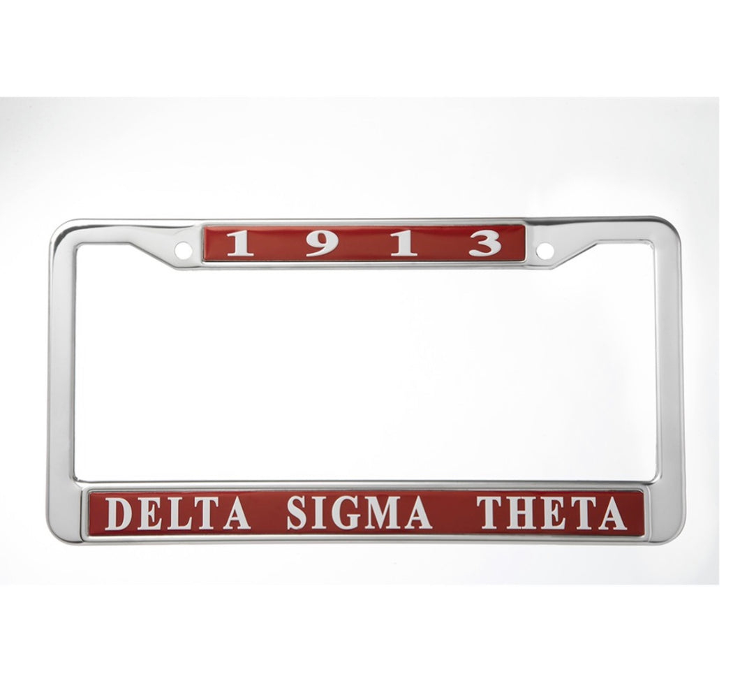License Plate Frame Delta