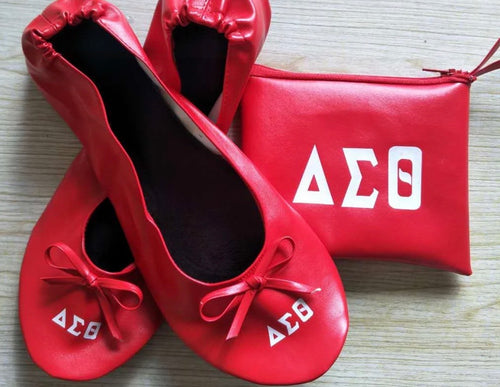 Slippers and Pouch Delta Style