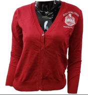 (CLEARANCE) Delta Classic Cardigan (Red)