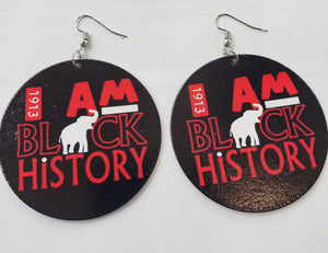Earrings I Am Black History